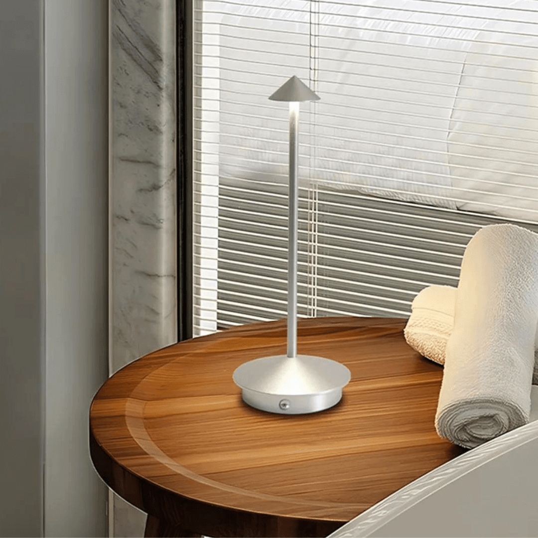 Tischleuchte | Kabellose LED Tischlampe mit Touch-Bedienung | Flexibles Design für stilvolles Licht in jedem Raum 6