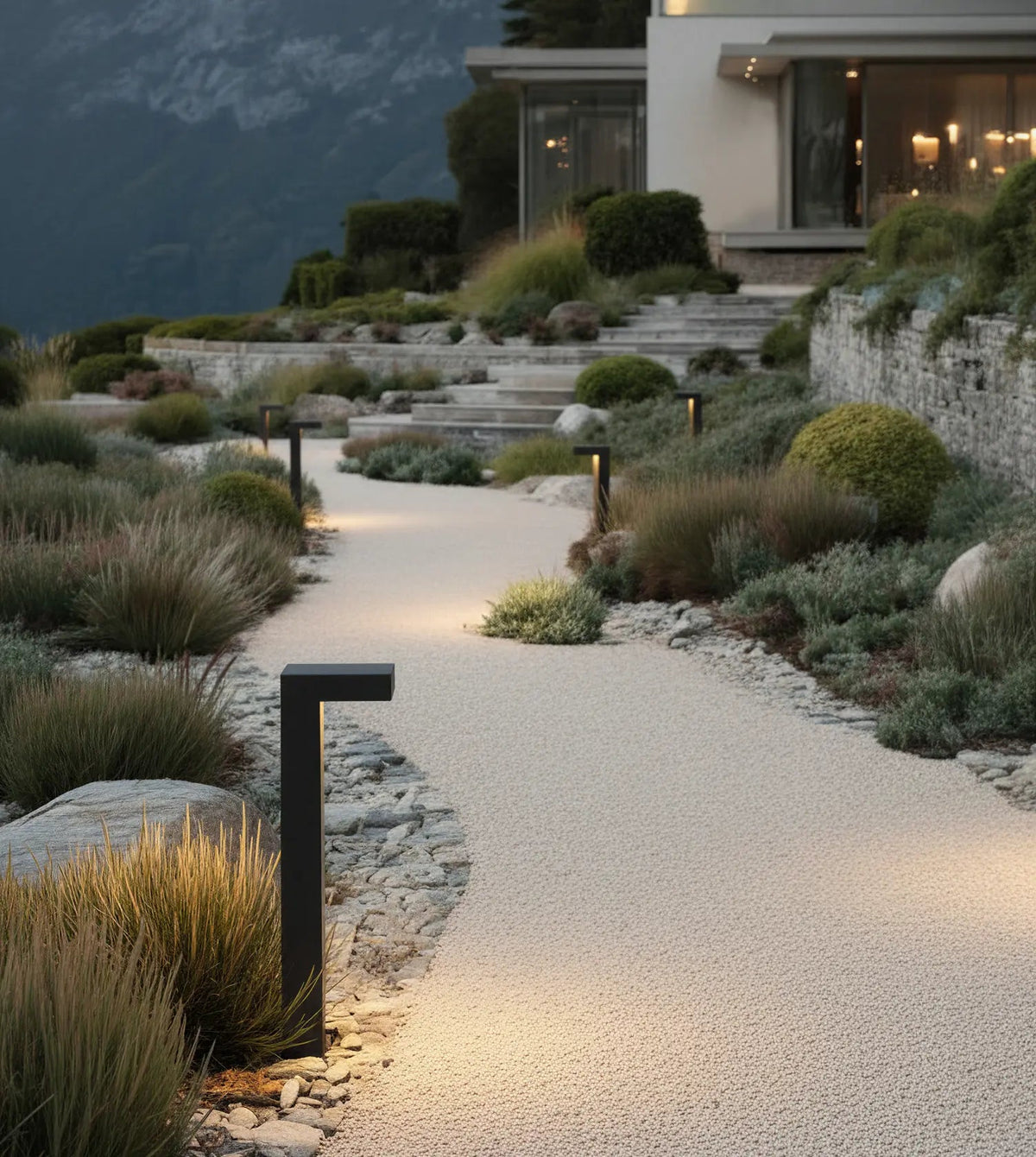 Finn LED Wegeleuchte aus Aluminium mit COB-Technologie