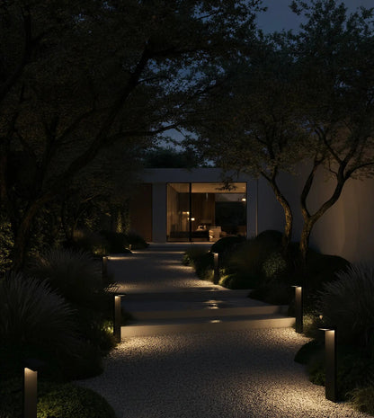 Finn LED Wegeleuchte aus Aluminium mit COB-Technologie