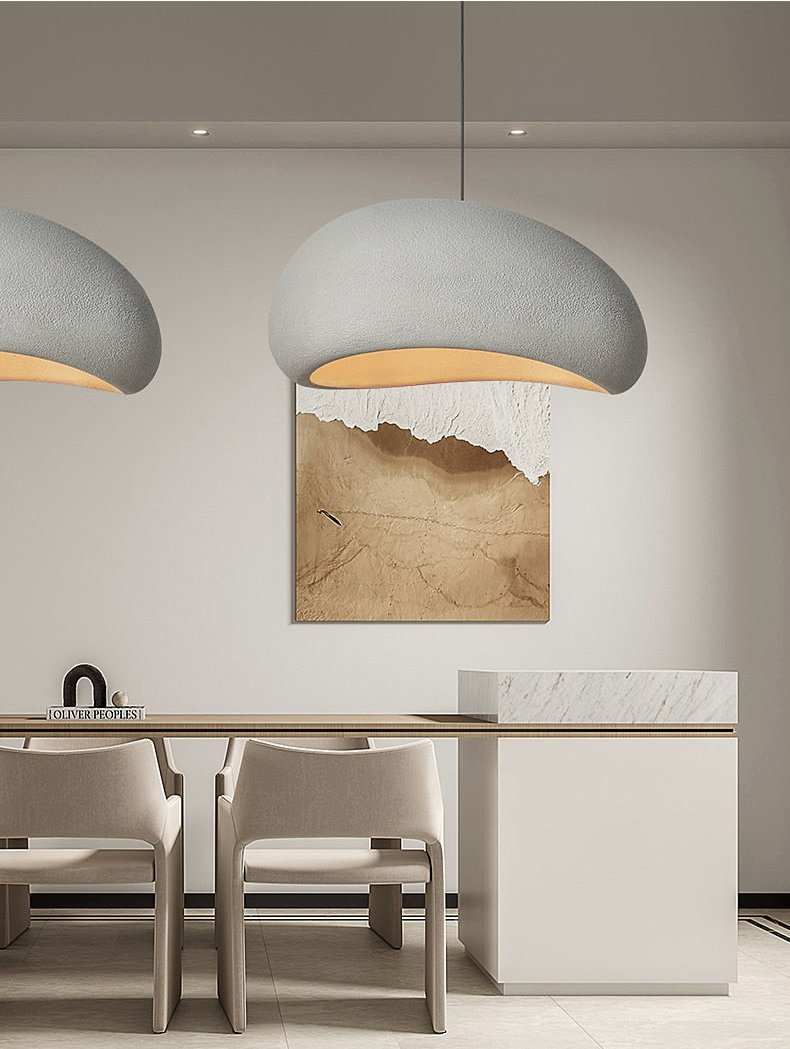 Wabi-Sabi | Pendelleuchte aus Stein mit Zen-Design | Elegante Hängeleuchte für ruhige Atmosphäre 11