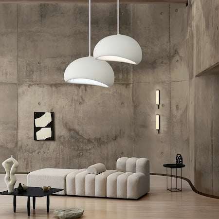 Wabi-Sabi | Pendelleuchte aus Stein mit Zen-Design | Elegante Hängeleuchte für ruhige Atmosphäre 2