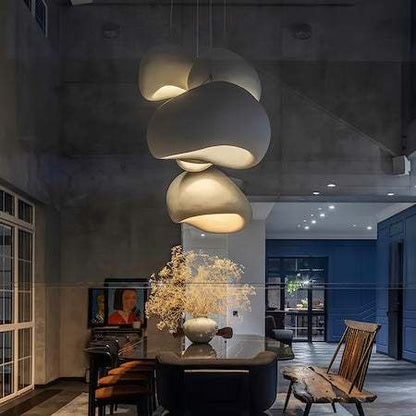 Wabi-Sabi | Pendelleuchte aus Stein mit Zen-Design | Elegante Hängeleuchte für ruhige Atmosphäre 3