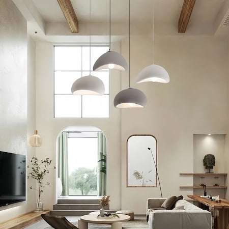 Wabi-Sabi | Pendelleuchte aus Stein mit Zen-Design | Elegante Hängeleuchte für ruhige Atmosphäre 7