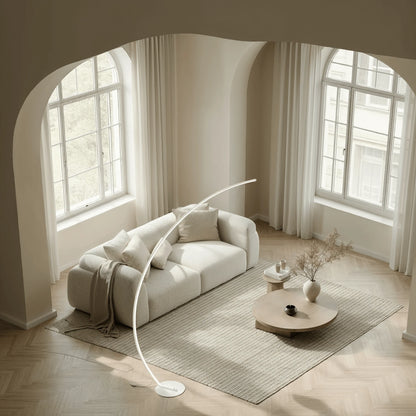 Arco LED Bogenlampe mit Fußschalter-Dimmer